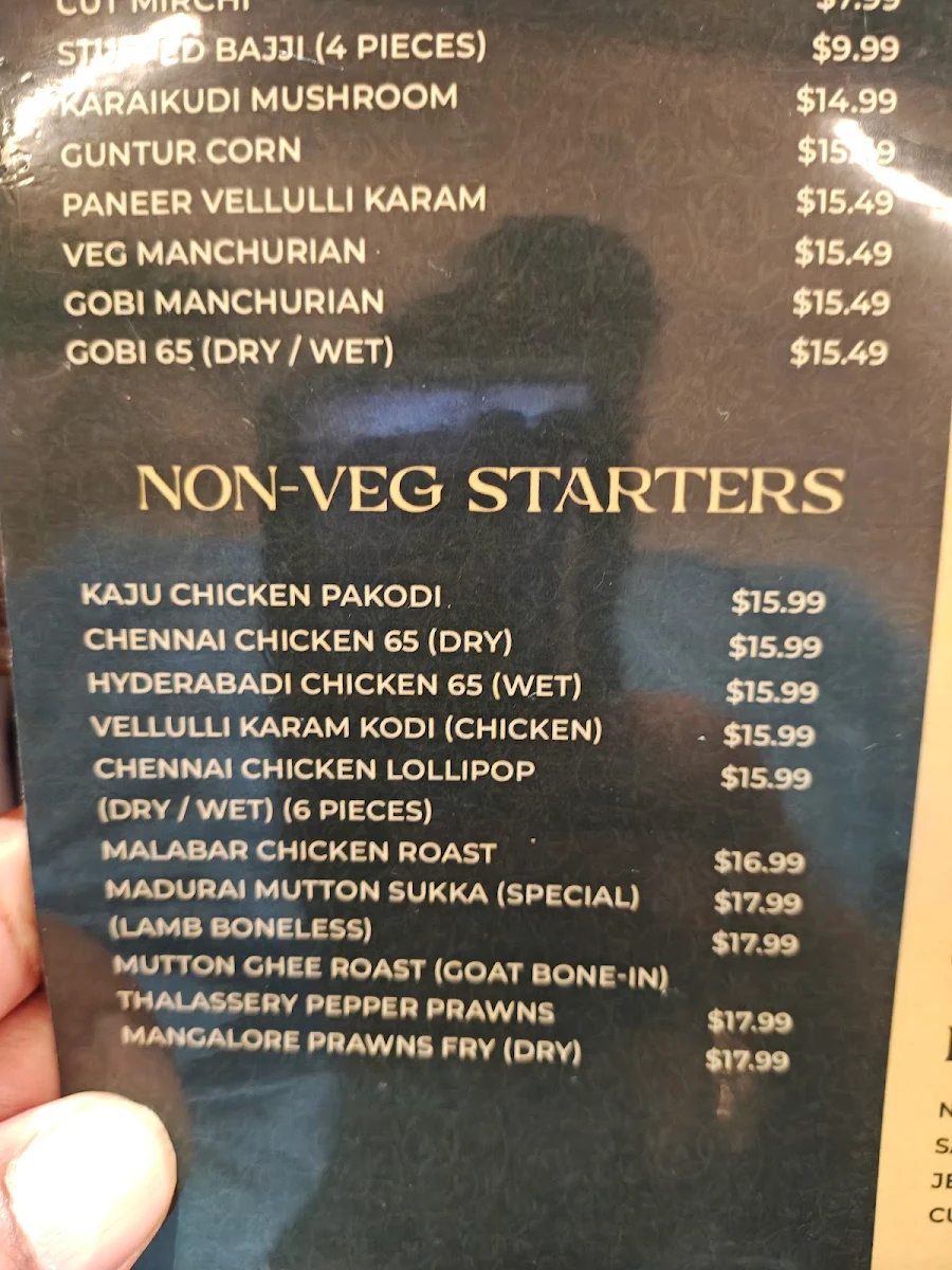 Menu, Simply South Kitchener | Indian Restaurant & Bar