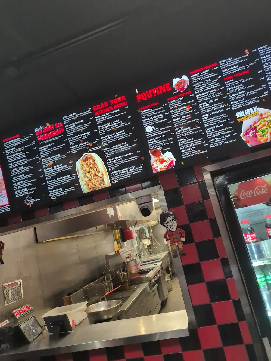 Menu, Smoke's Poutinerie Waterloo