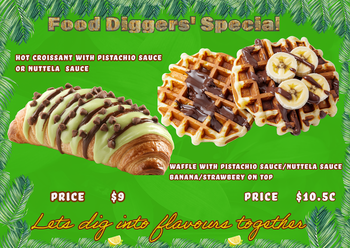 Menu, Food Diggers