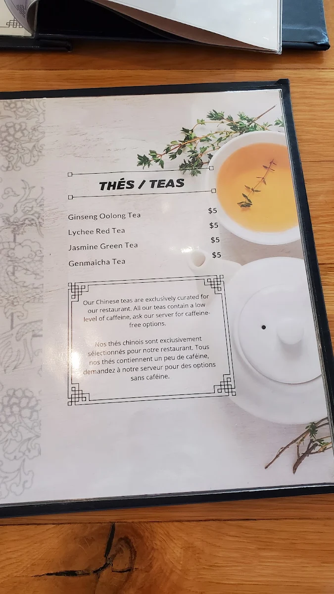 Menu, Fay Wong