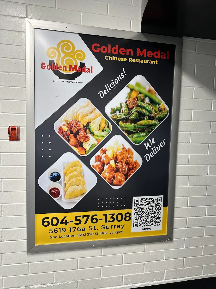Menu, Golden Medal Chinese Restaurant