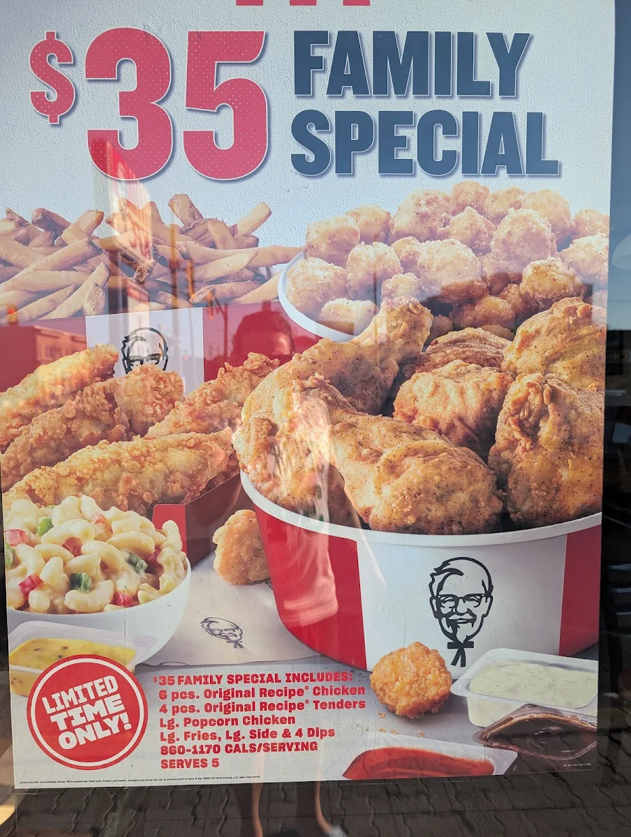 Menu, KFC