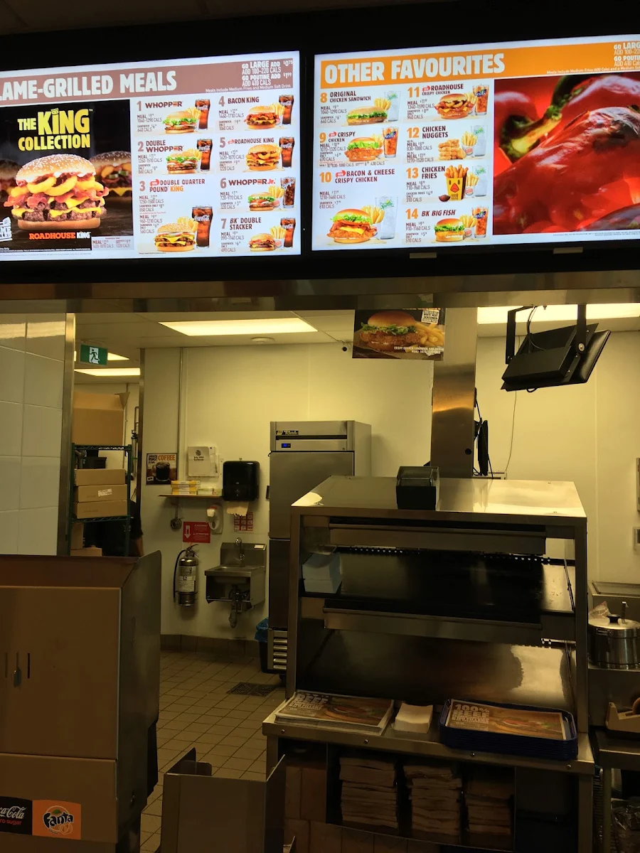 Menu, Burger King