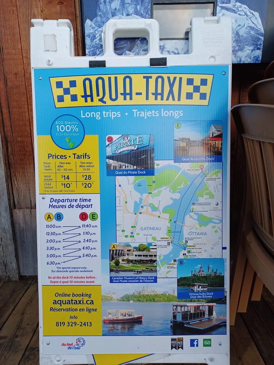 Menu, Rockcliffe Boathouse Restaurant & Marina
