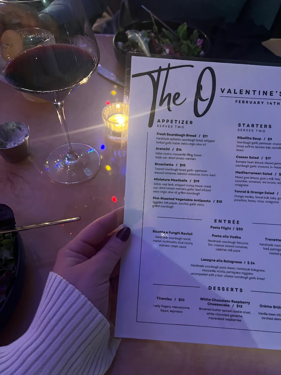 Menu, The Missing O