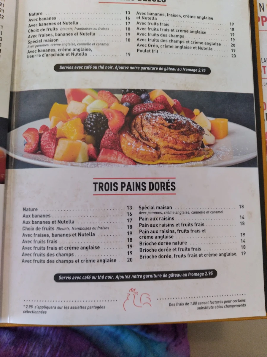 Menu, Petinos