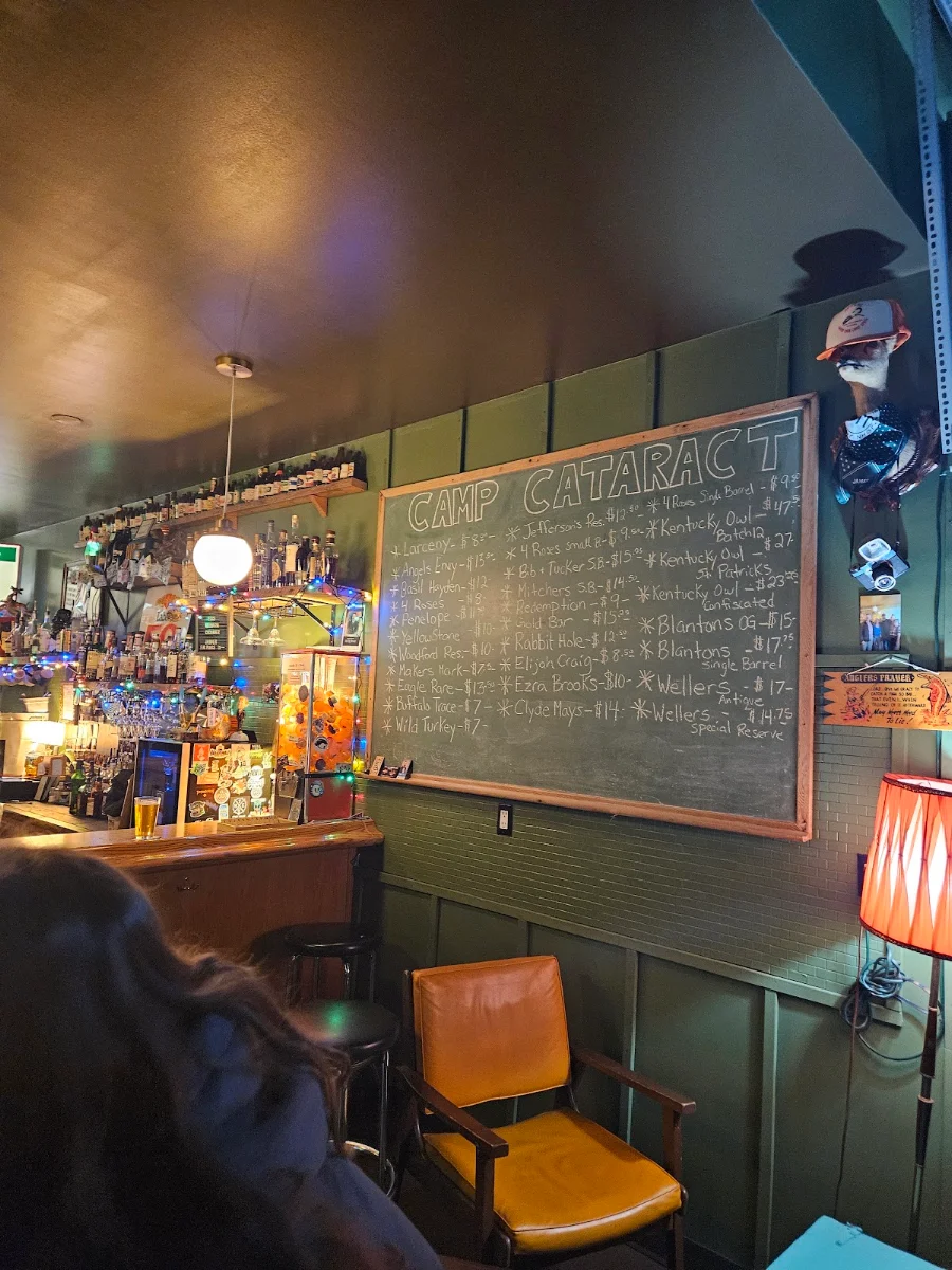 Menu, Camp Cataract