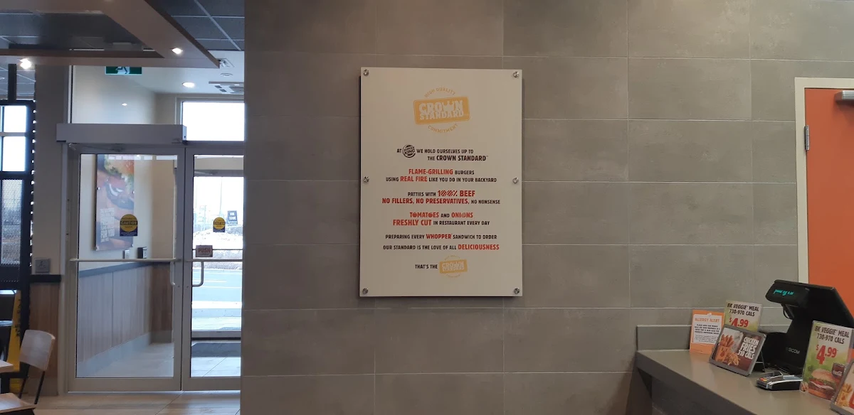 Menu, Burger King