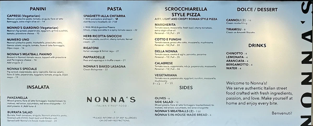 Menu photo 1