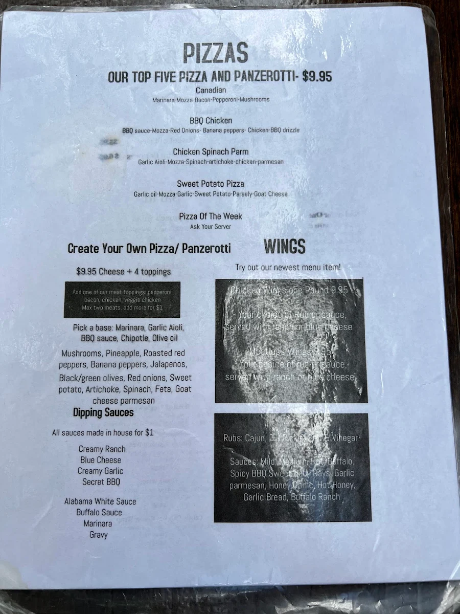 Menu, Treehouse