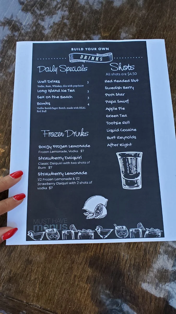 Menu, Treehouse