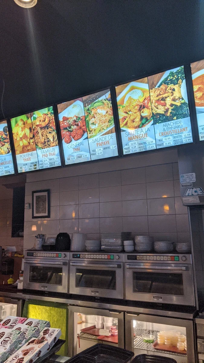 Menu, Maison Thaï