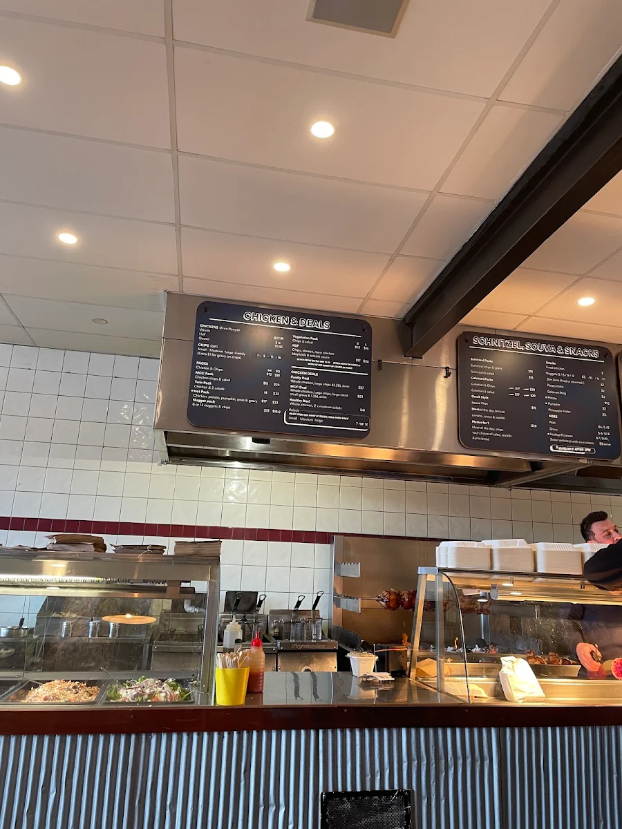 Menu, Melbourne Charcoal Chicken