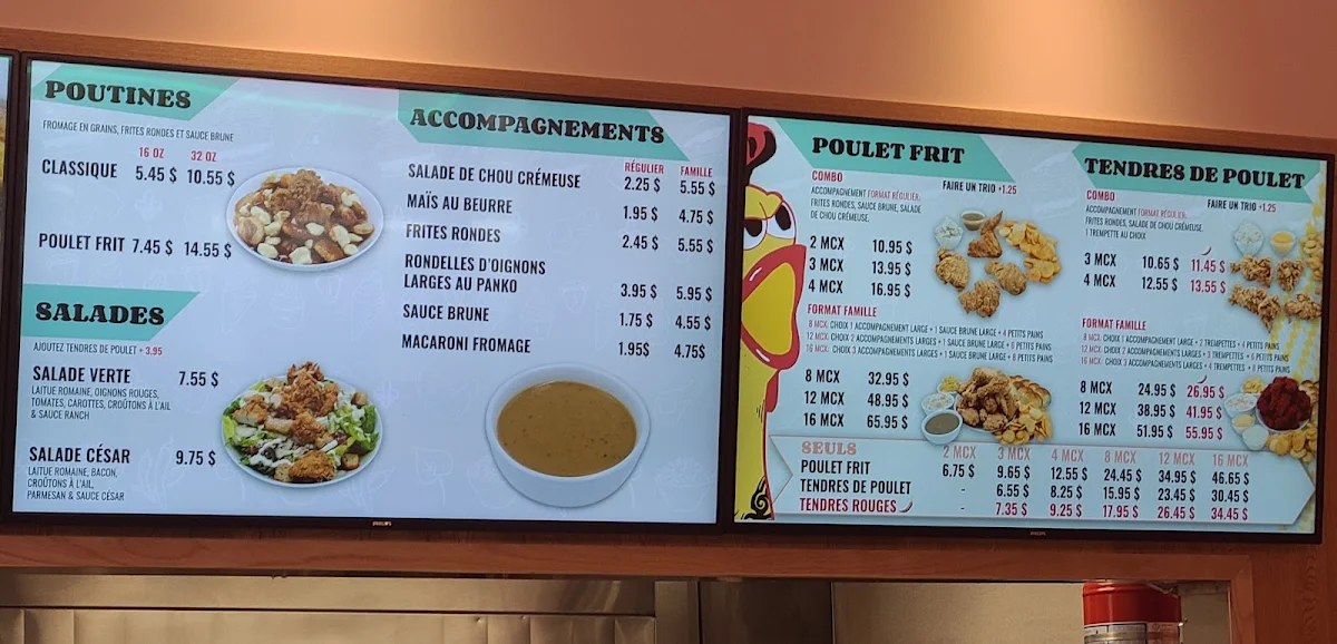 Menu, Jack Le Coq