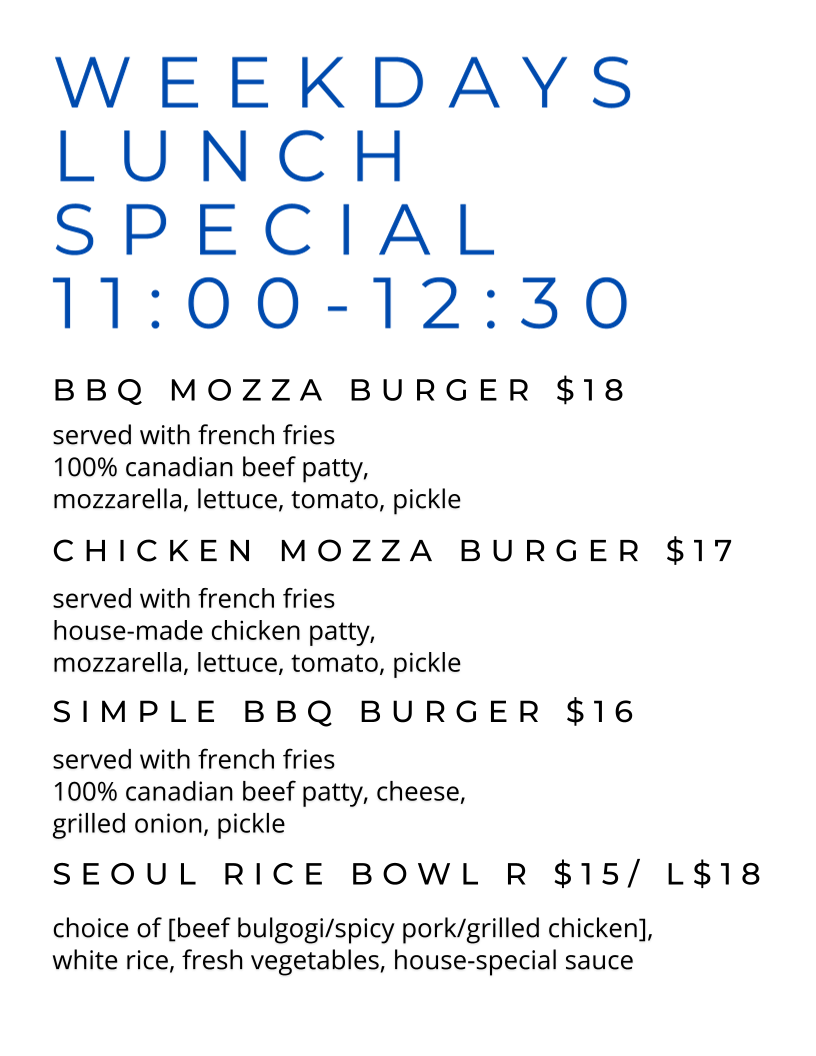 Menu, The Babs Kitchen & Brunch Cafe & Dinner