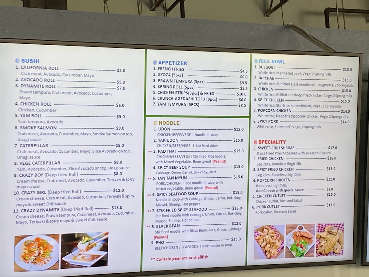 Menu, The Babs Kitchen & Brunch Cafe & Dinner