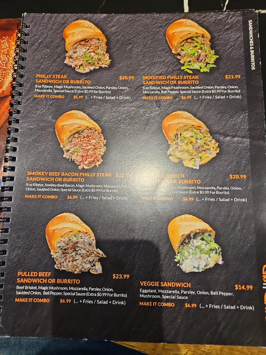 Menu, Grill Gate