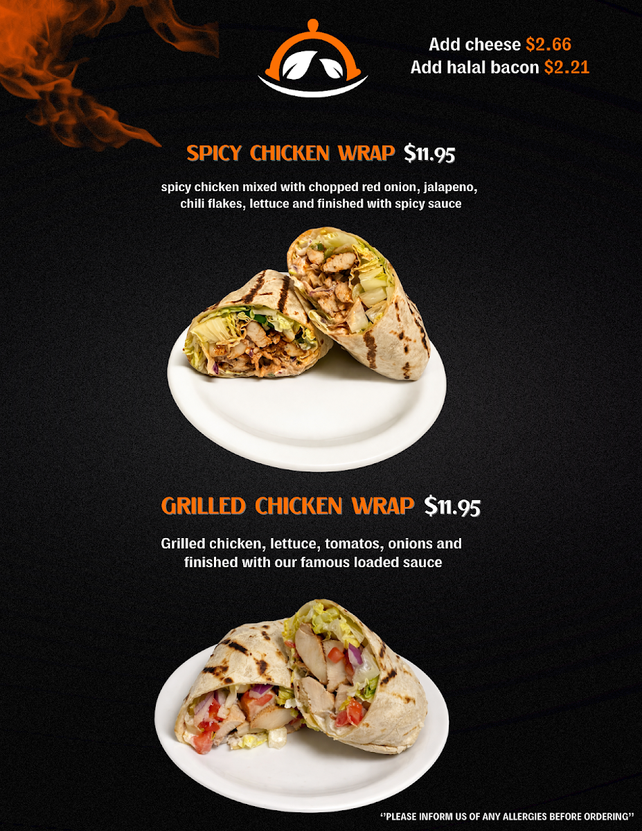 Menu, Pizza & Smash Burger