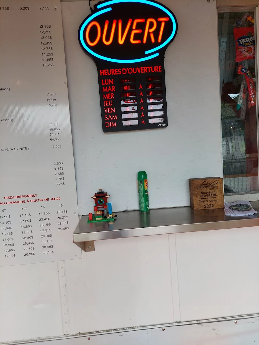 Menu, Cantine Danmo