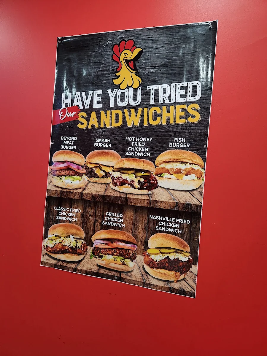 Menu, Chicken N’ Dough Express