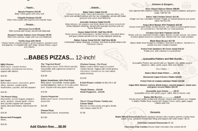 Menu photo 1