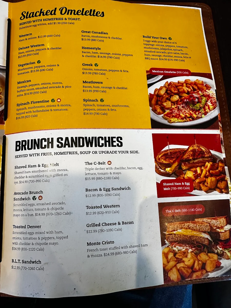 Menu, Stacked Pancake & Breakfast House