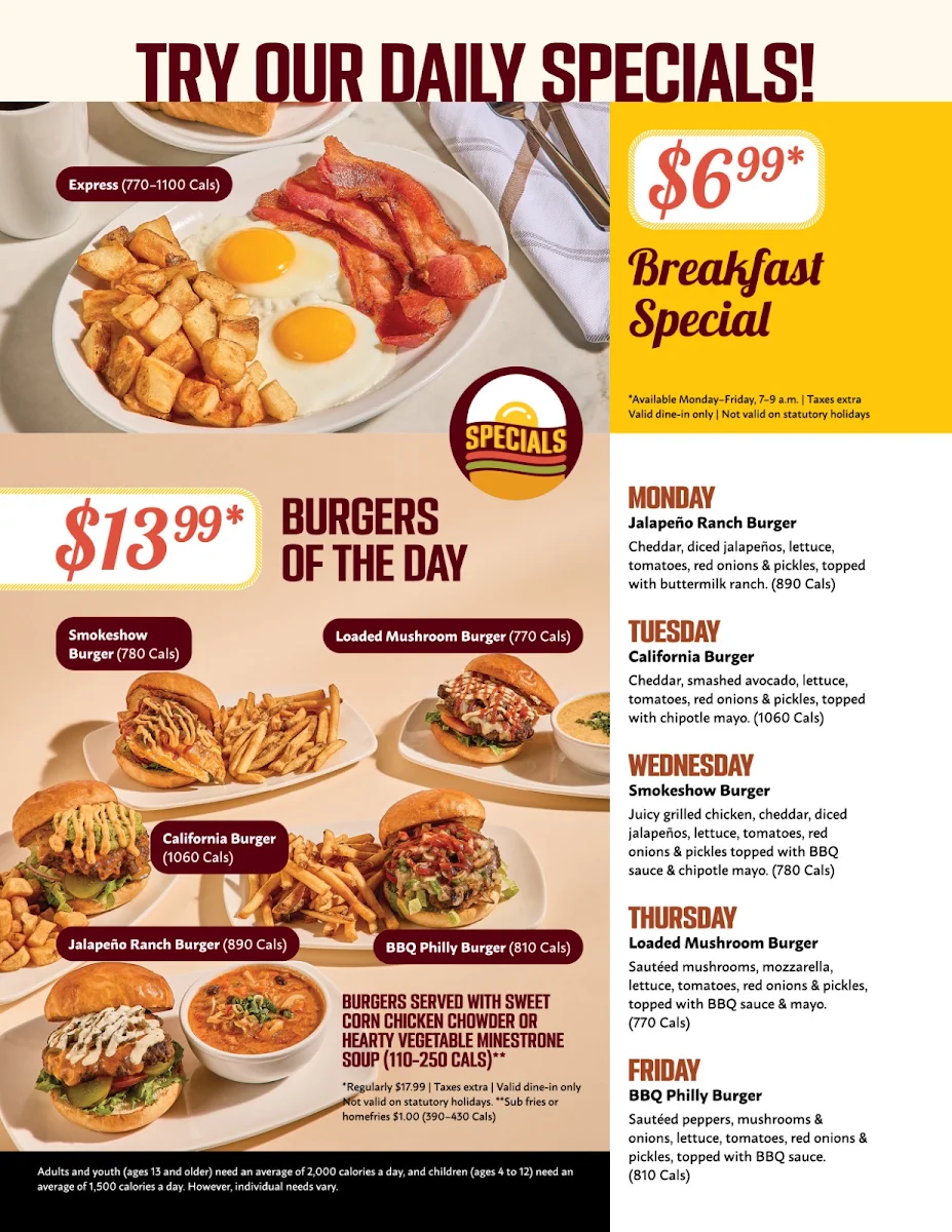 Menu, Stacked Pancake & Breakfast House