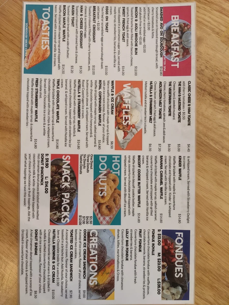 Menu, Royal Copenhagen