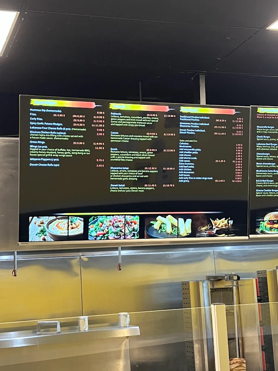 Menu, Grill & Wrap