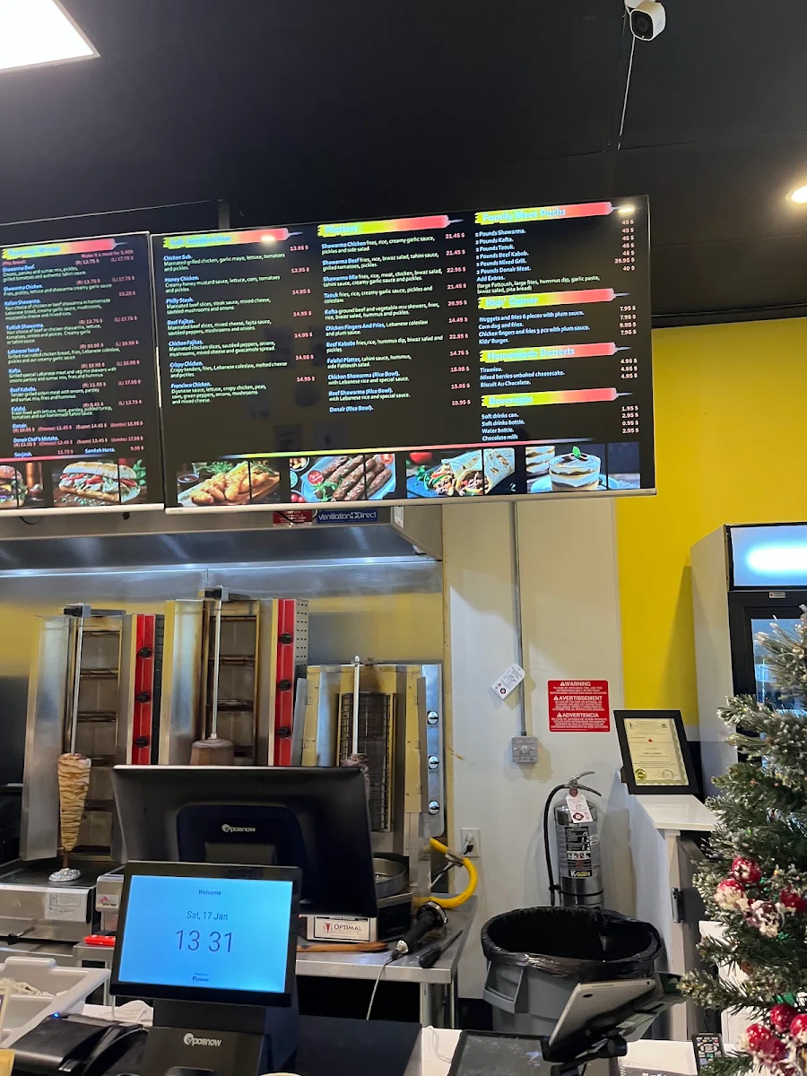 Menu, Grill & Wrap