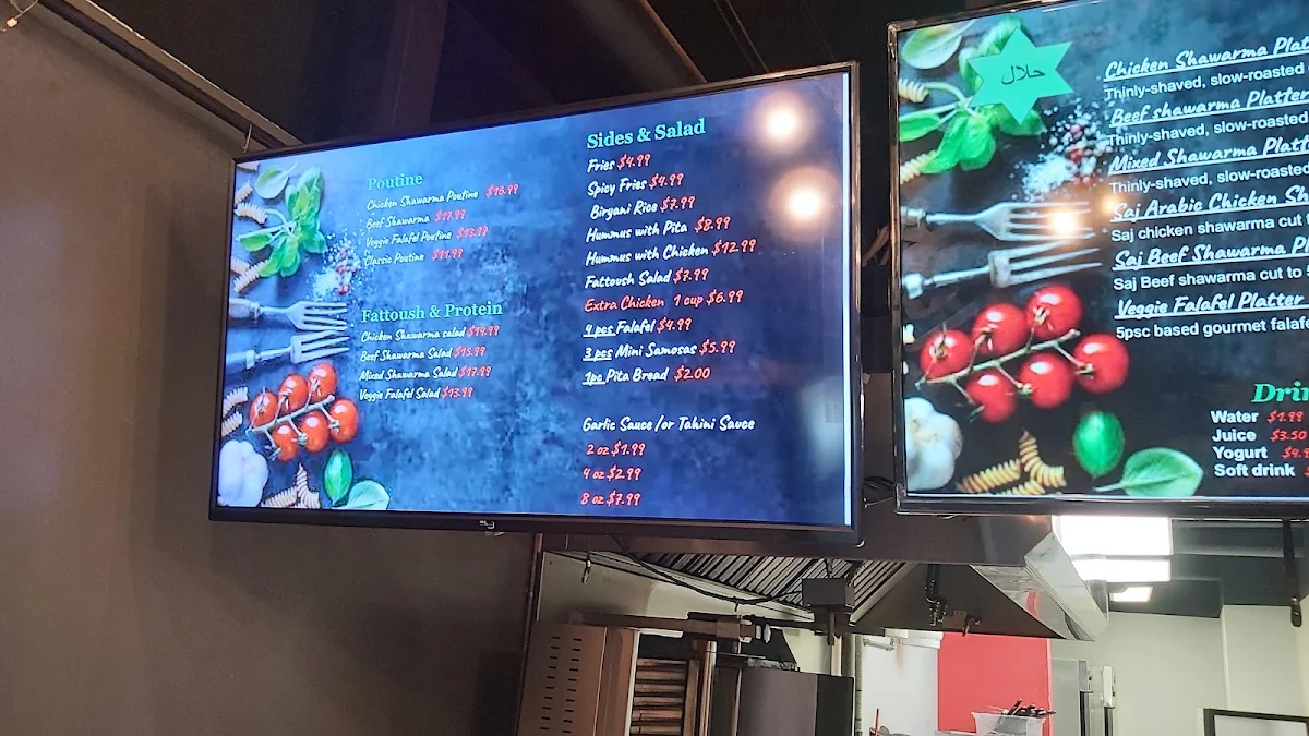 Menu, Fattoush Mediterranean Grill