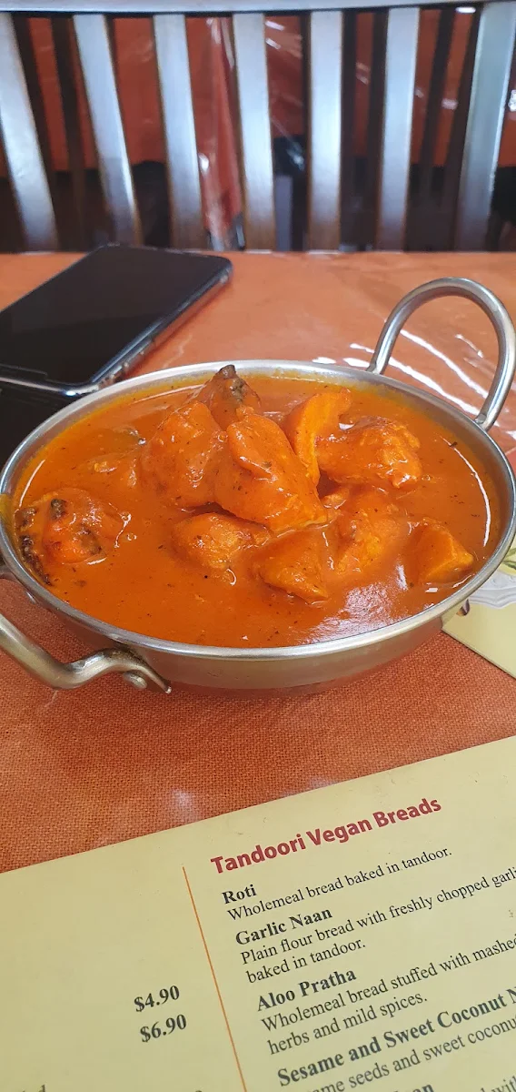Menu, Tandoor Indian Cuisine