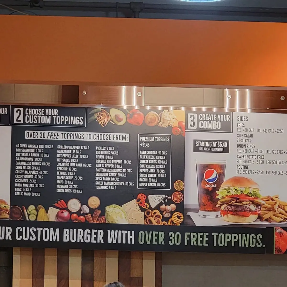 Menu, South St. Burger