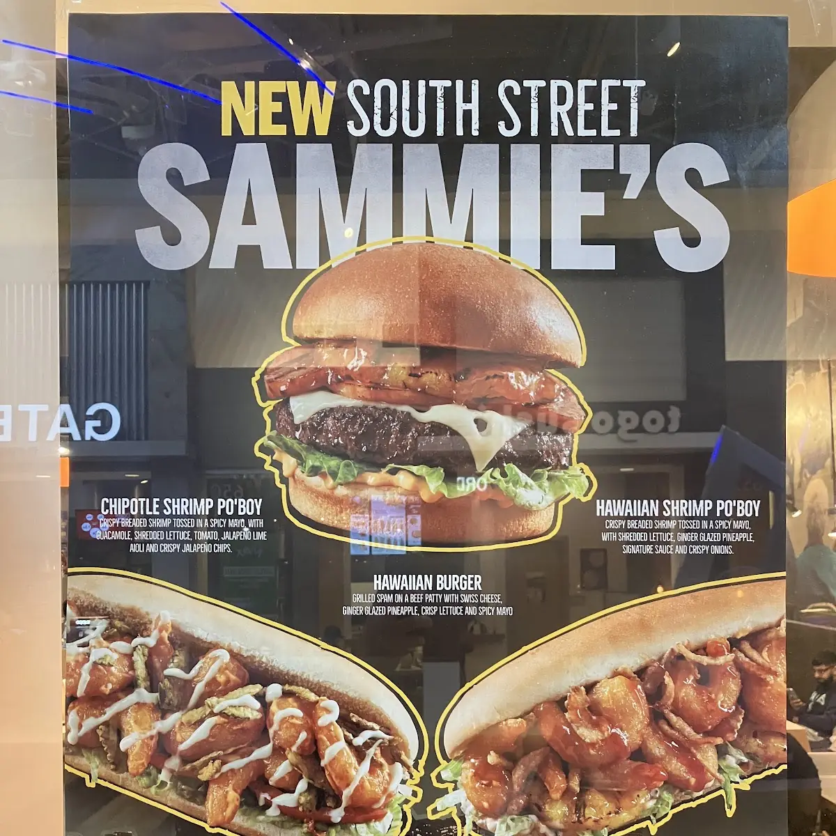 Menu, South St. Burger