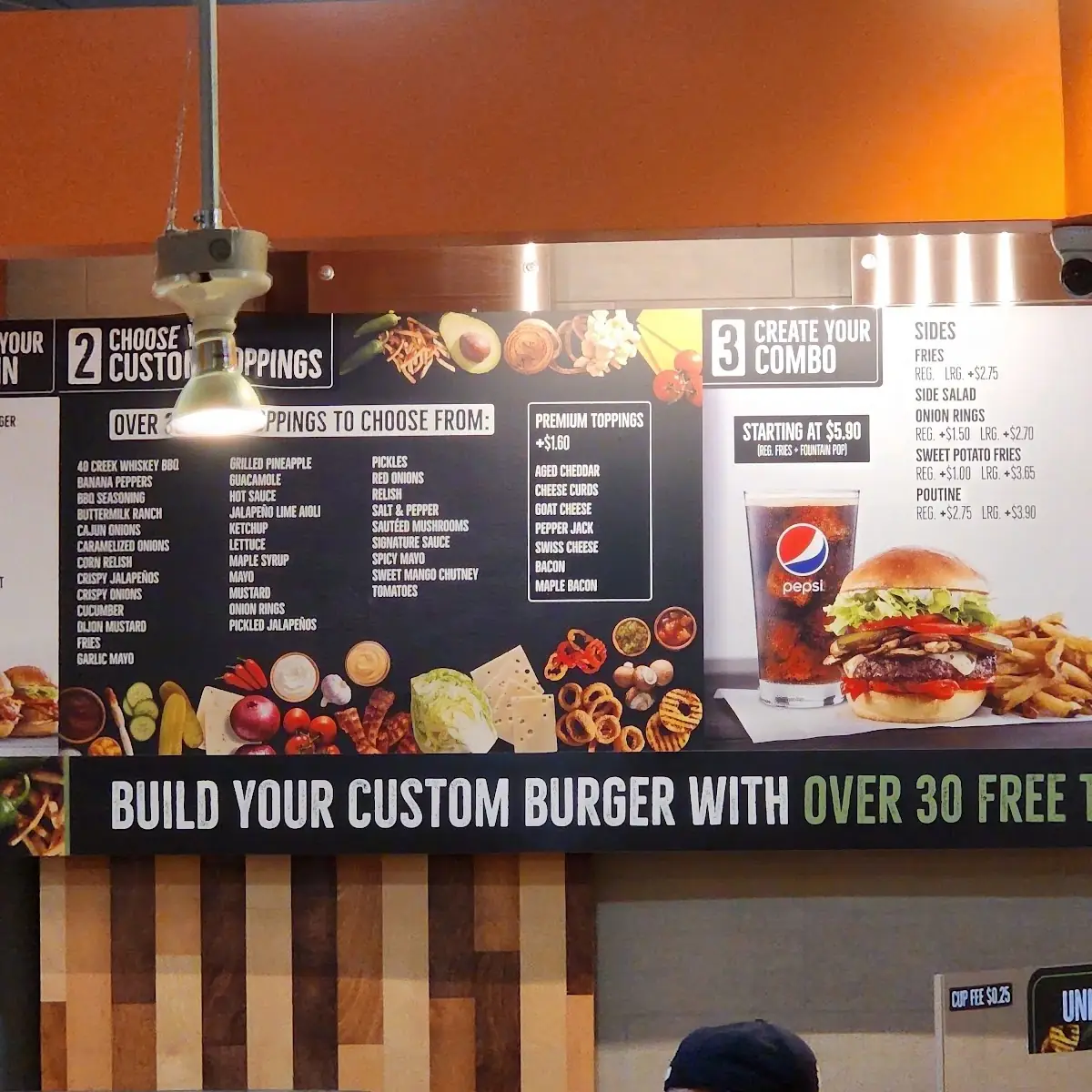 Menu, South St. Burger