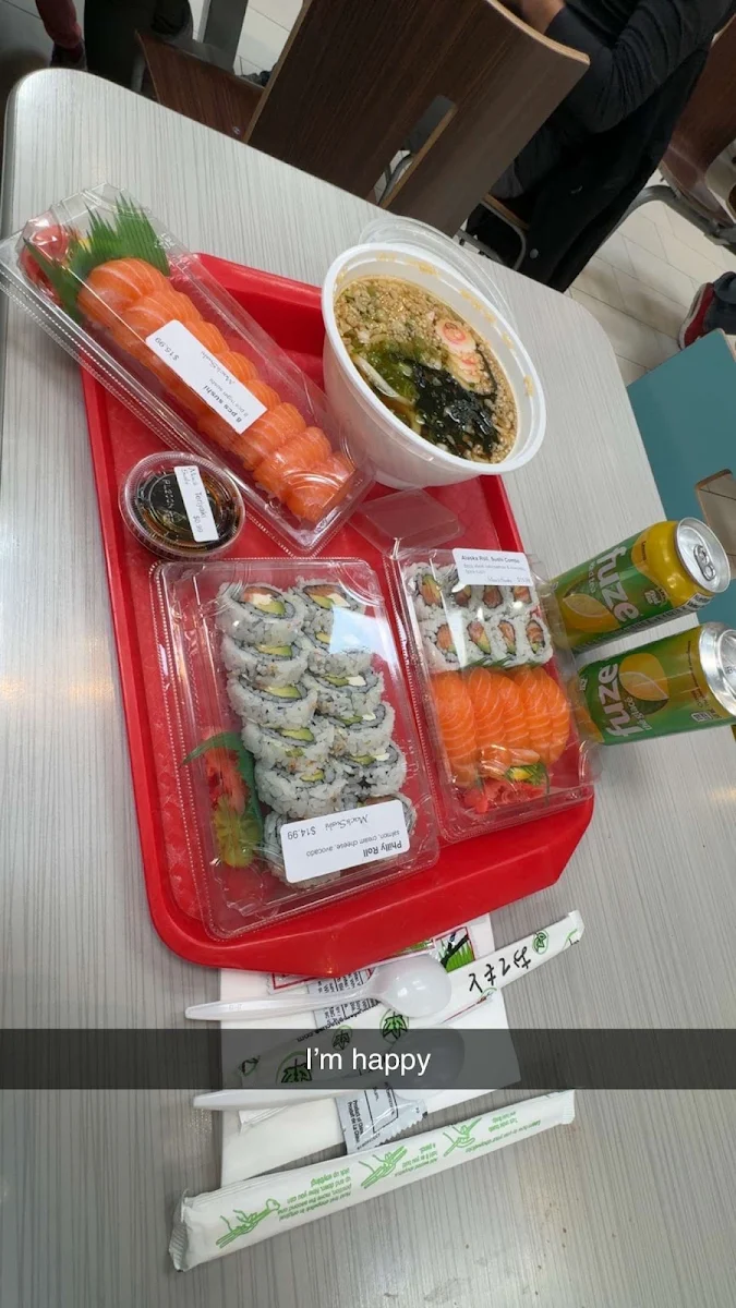 Menu, Mac’s Sushi