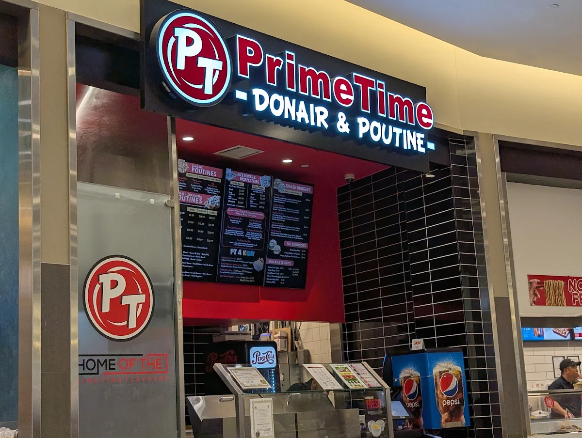 Menu, PrimeTime Donair & Poutine