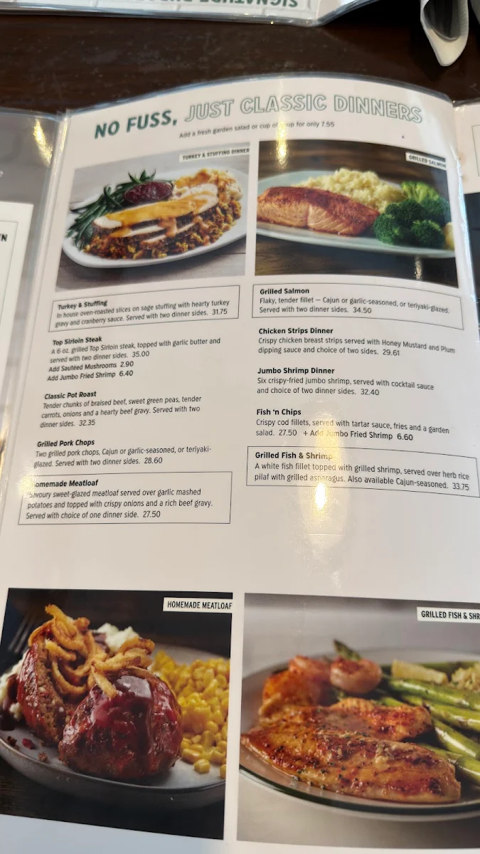 Menu, Perkins American Food Co.