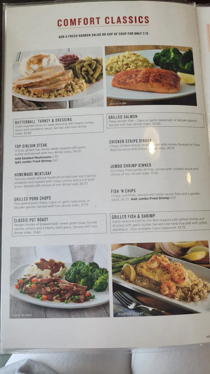 Menu, Perkins American Food Co.