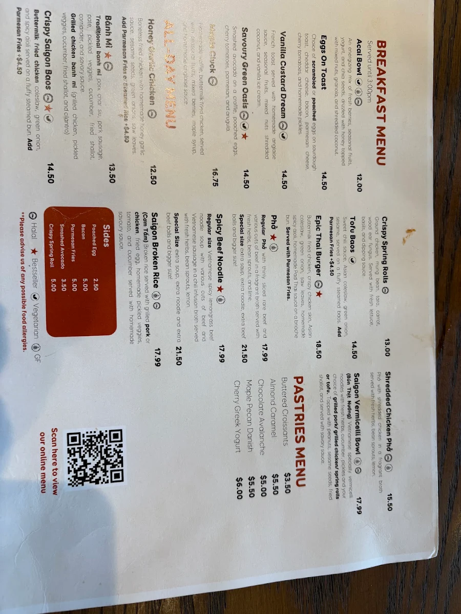 Menu, Nhà Specialty Coffee & Kitchen