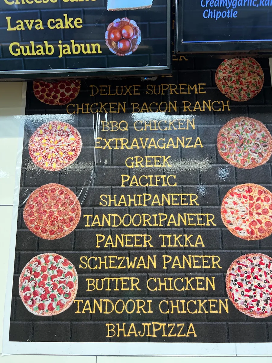 Menu, Pizza Wings & Snacks