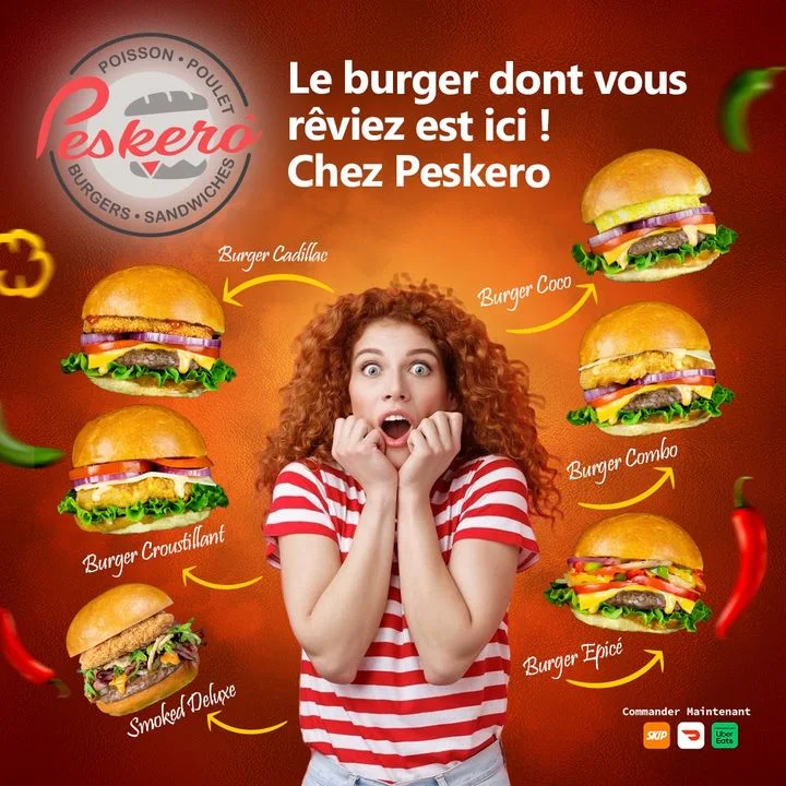 Menu, Restaurant Peskerô
