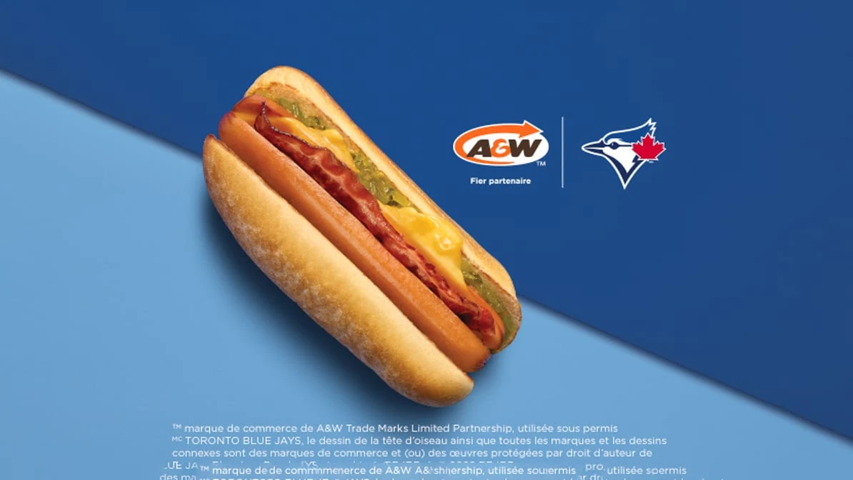 Menu, A&W Canada