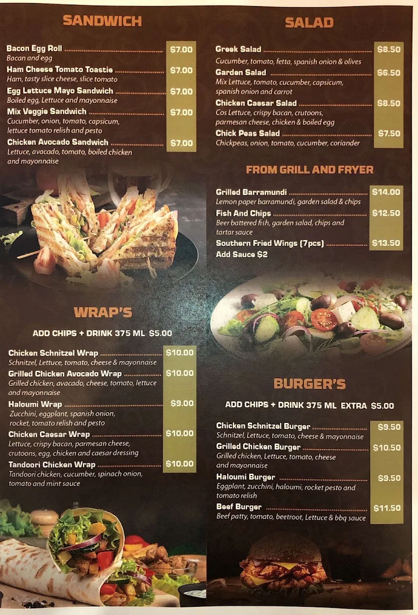 Menu, punjabi flavours
