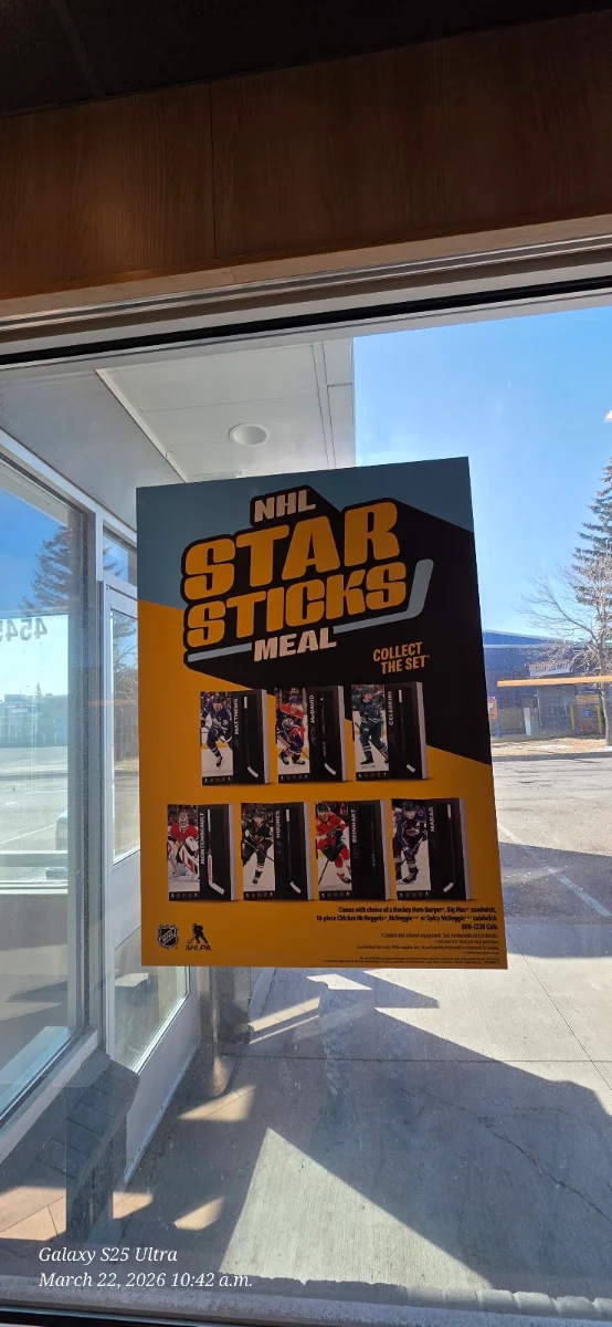 Menu, McDonald's