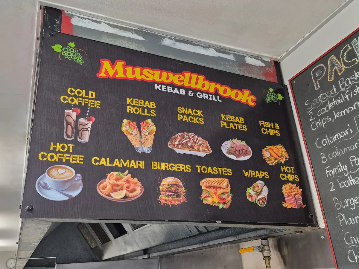 Menu, Muswellbrook Kebab & Grill