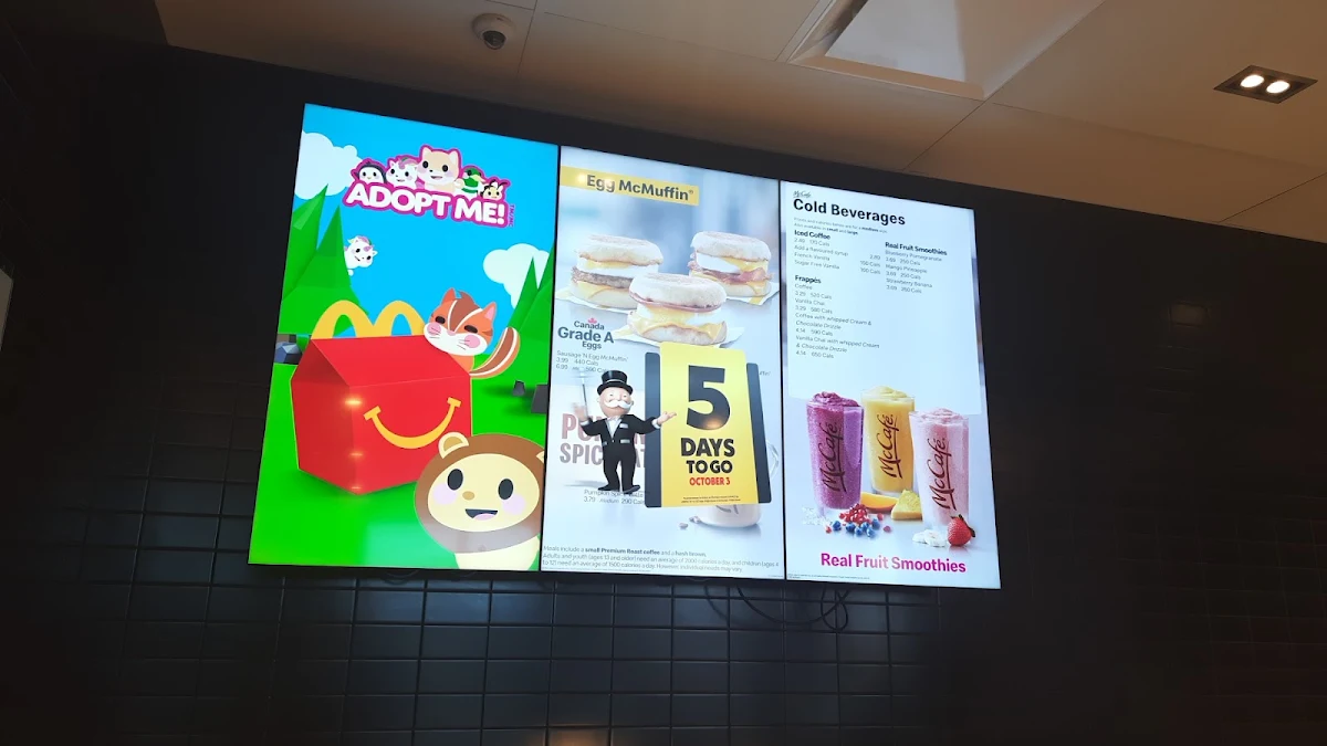 Menu, Tim Hortons