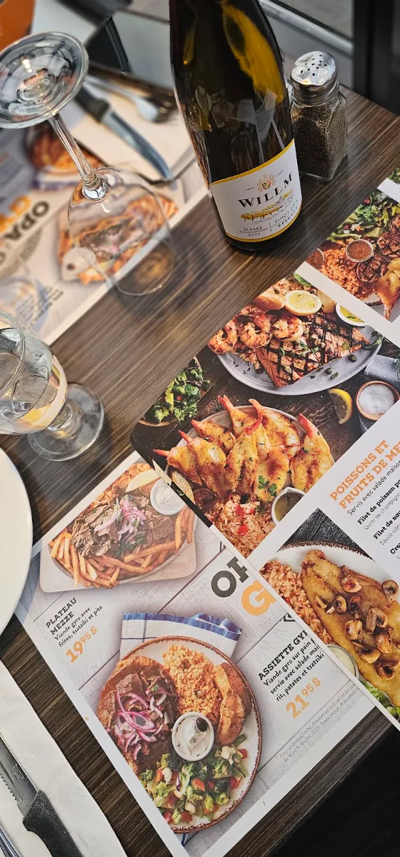 Menu, Casa Grecque
