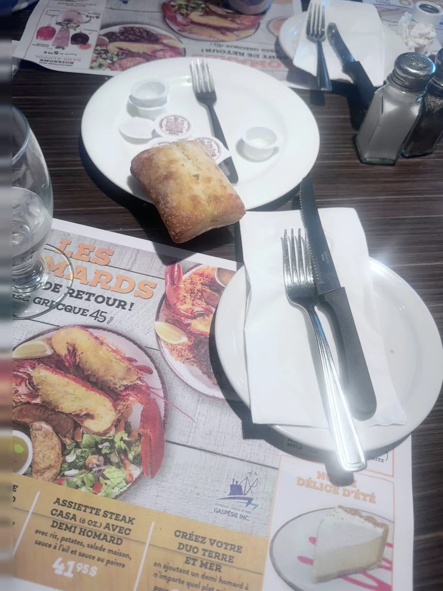 Menu, Casa Grecque