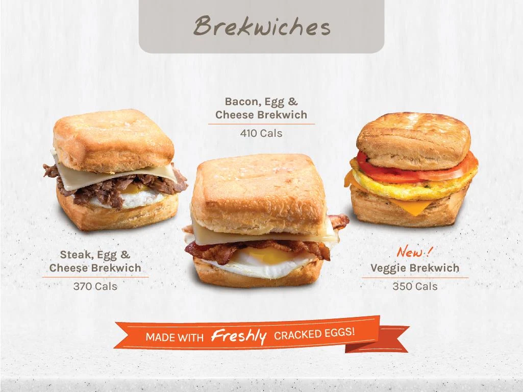 Menu, Robins Donuts